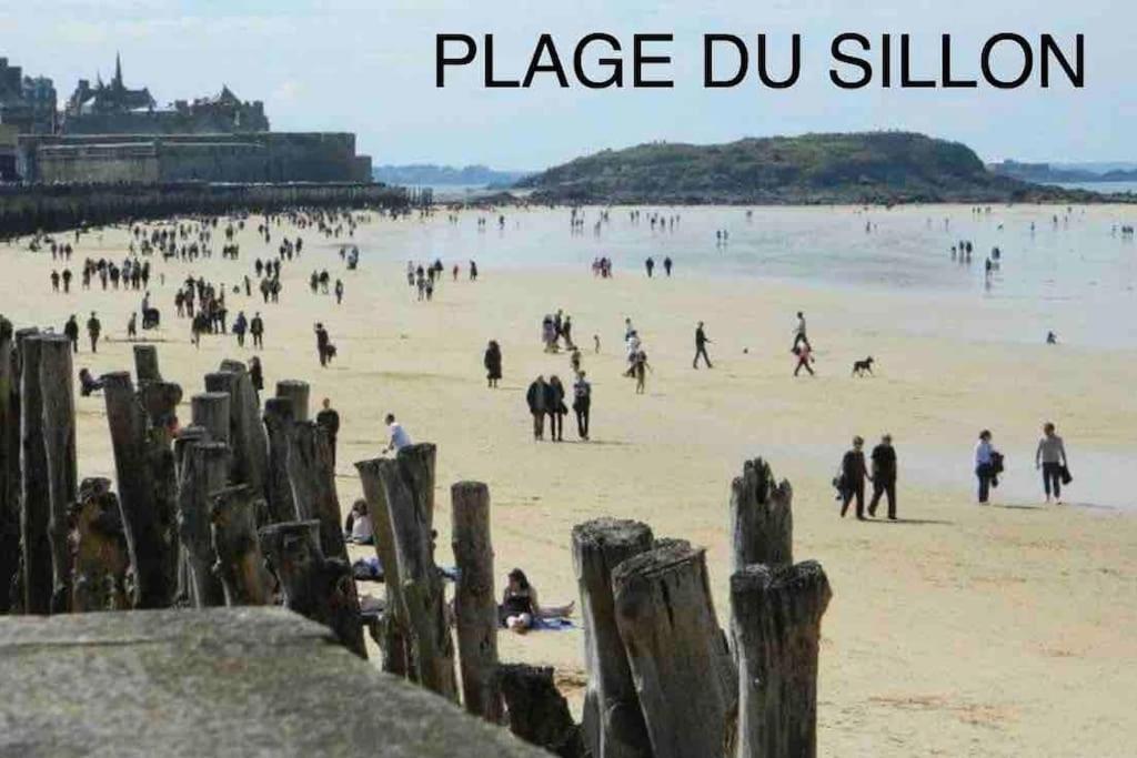 Appartement Vacances En Copropriete Avec Parking Saint-Malo Exterior foto
